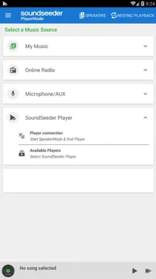 SoundSeeder android App screenshot 1